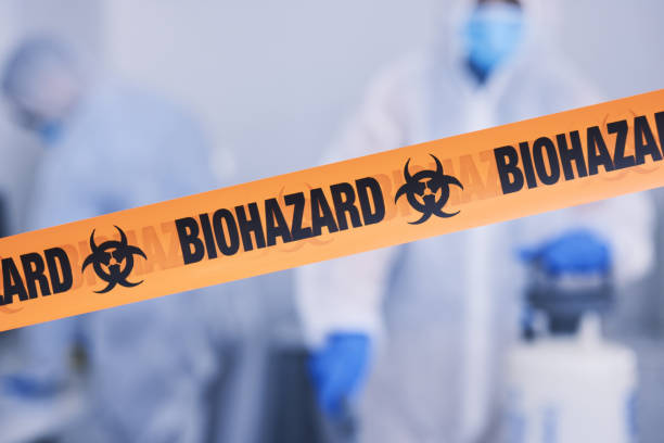 Professional Infectious Disease Decontamination technician working in Brookhaven, NY